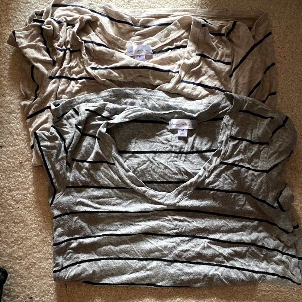 Two Maternity Shirts